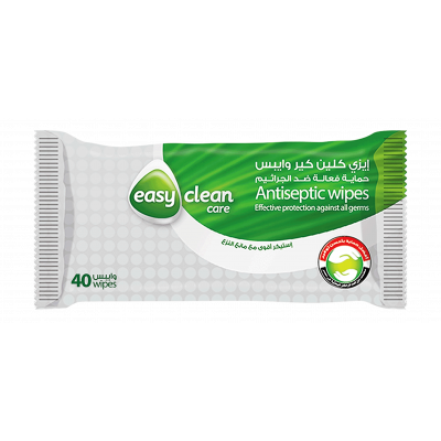 EASY CLEAN CARE ANTISEPTIC 40 WIPES